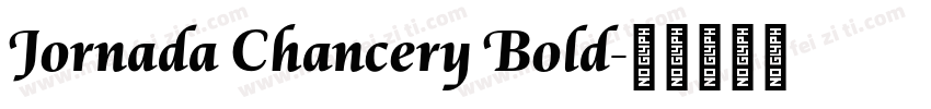 Jornada Chancery Bold字体转换